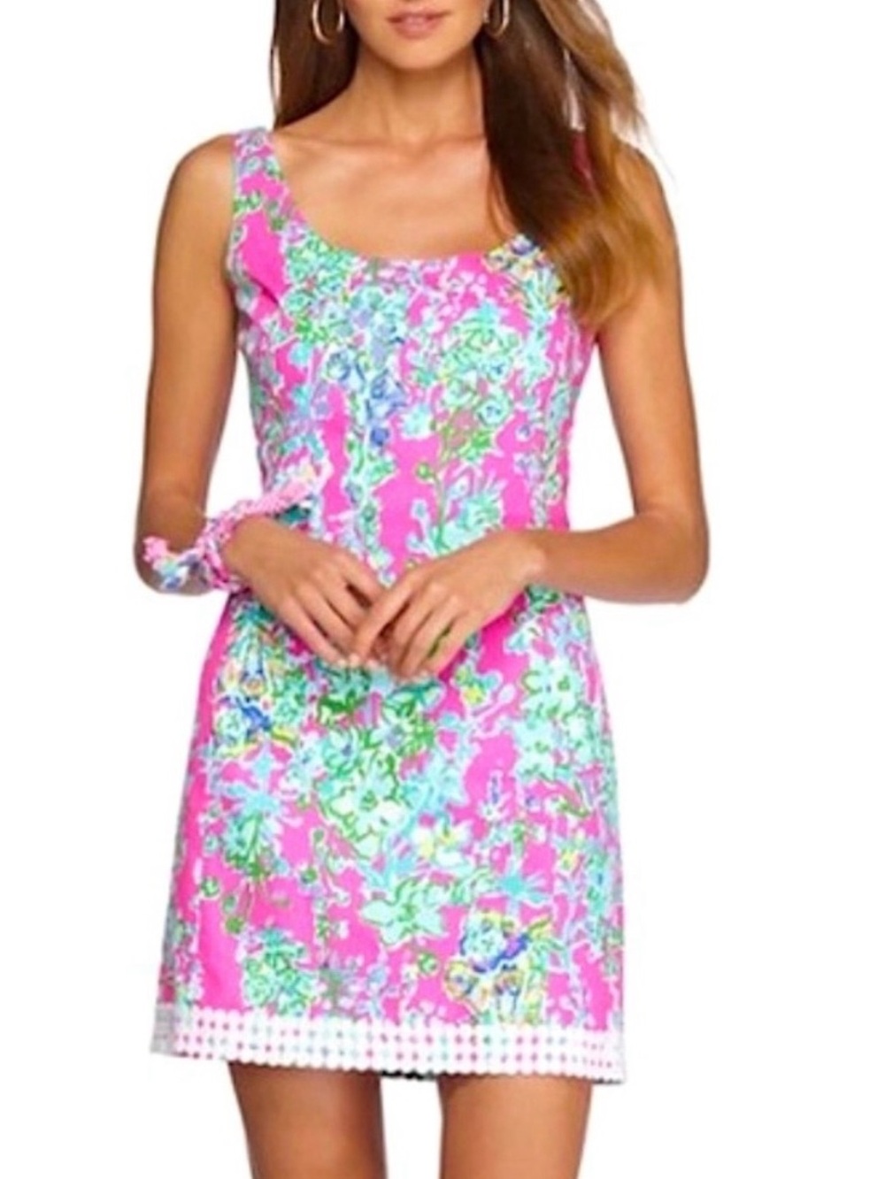 Lilly Pulitzer Pink Multi Floral Tank Shift Dress